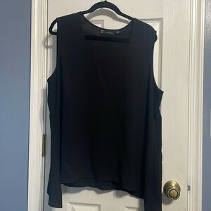 NY&C New York & Company sleeveless black top XL